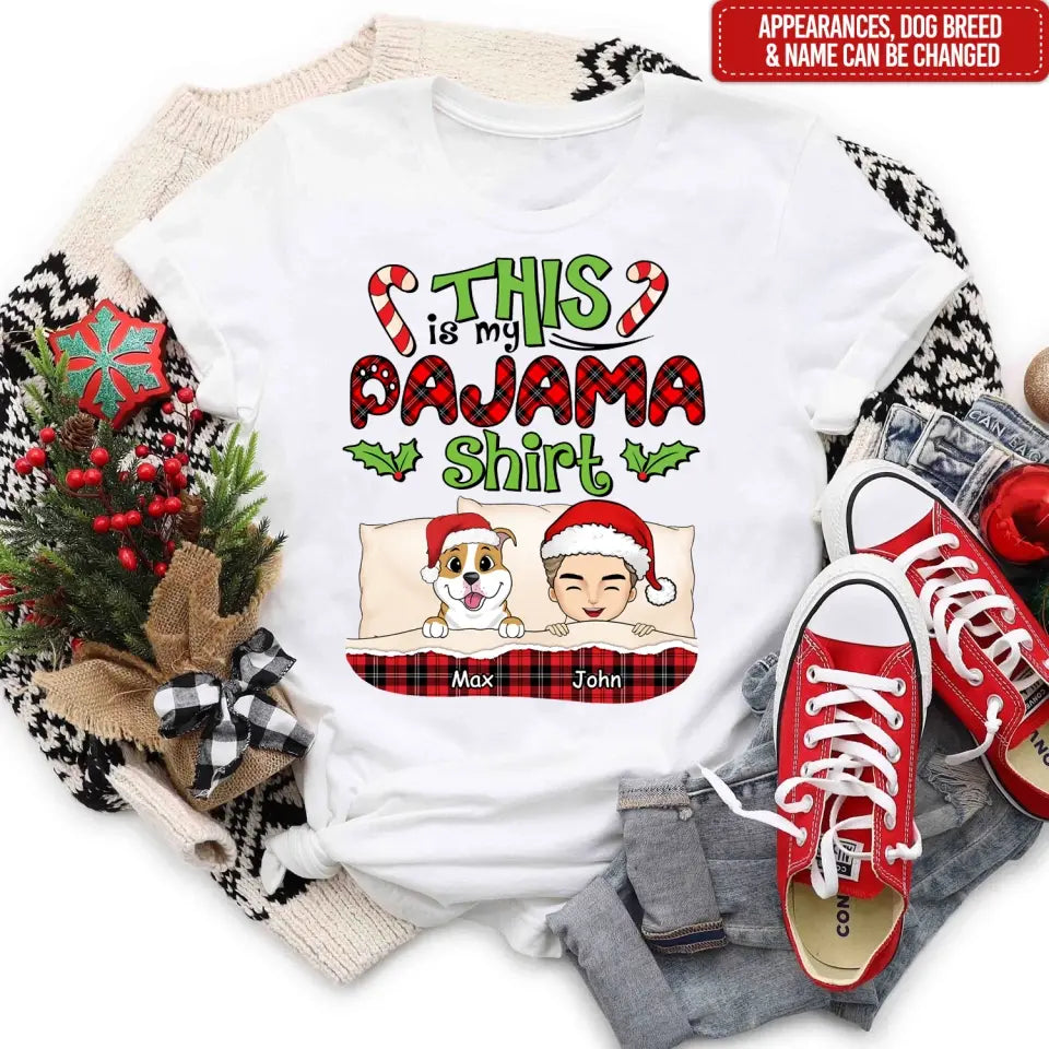 This Is My Pajama Shirt - Personalized T-Shirt, Gift For Pet Lover - TS1025