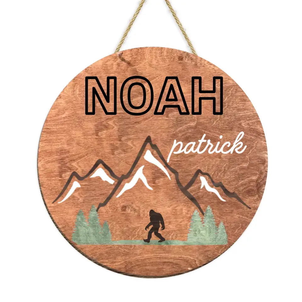 Woodland Animal - Personalized 2 Layer Sign, Adventure Gift - DS712