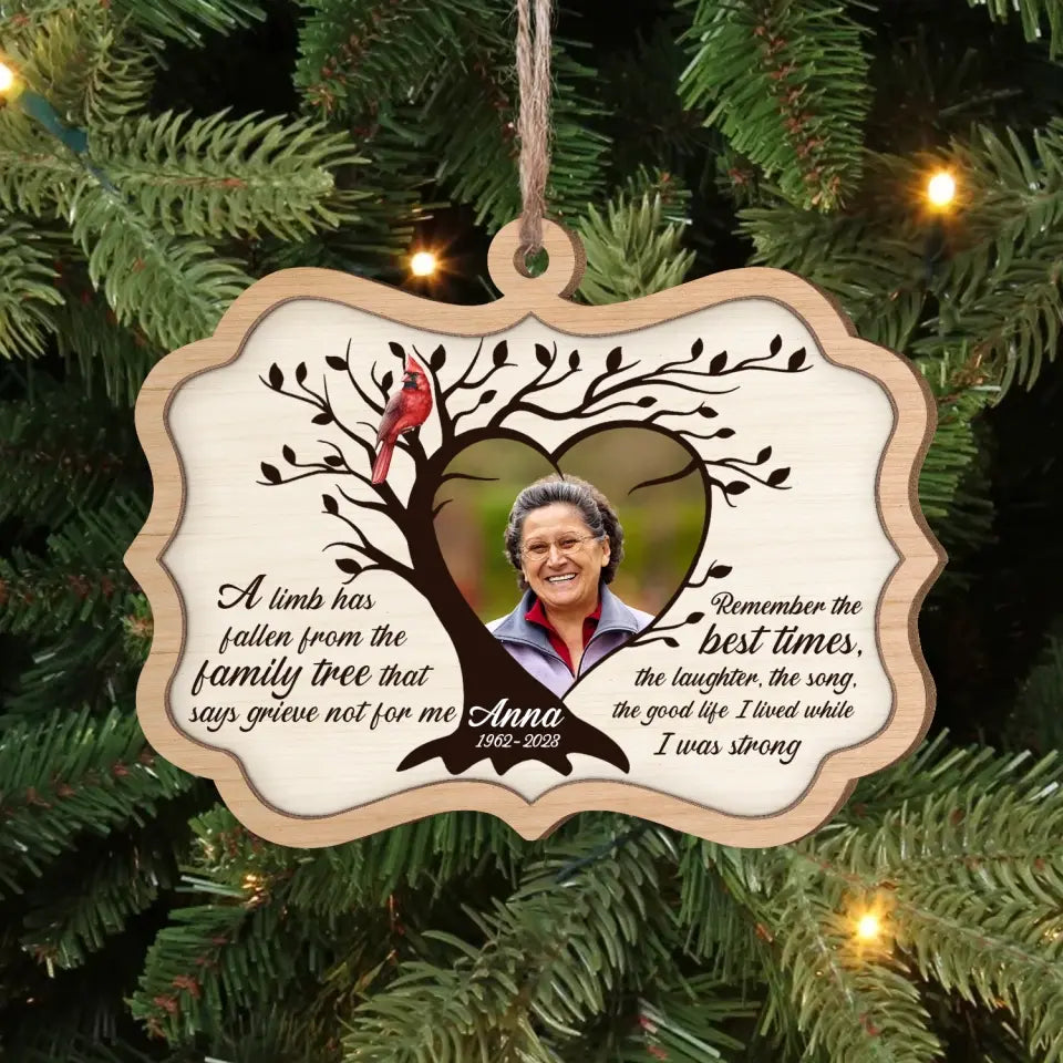 Remember The Best Times - Personalized Wooden Ornament - ORN236