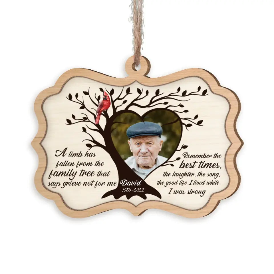 Remember The Best Times - Personalized Wooden Ornament - ORN236