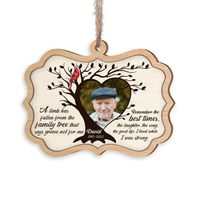 Remember The Best Times - Personalized Wooden Ornament - ORN236