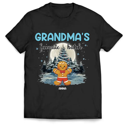Grandma's Favorite Batch - Personalized T-shirt, Christmas Gift For Grandma - TS1030