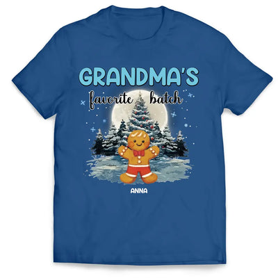 Grandma's Favorite Batch - Personalized T-shirt, Christmas Gift For Grandma - TS1030