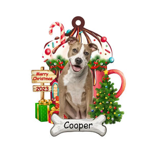 Pet Christmas Limited - Personalized Wooden Ornament, Gift For Pet Lovers - ORN120