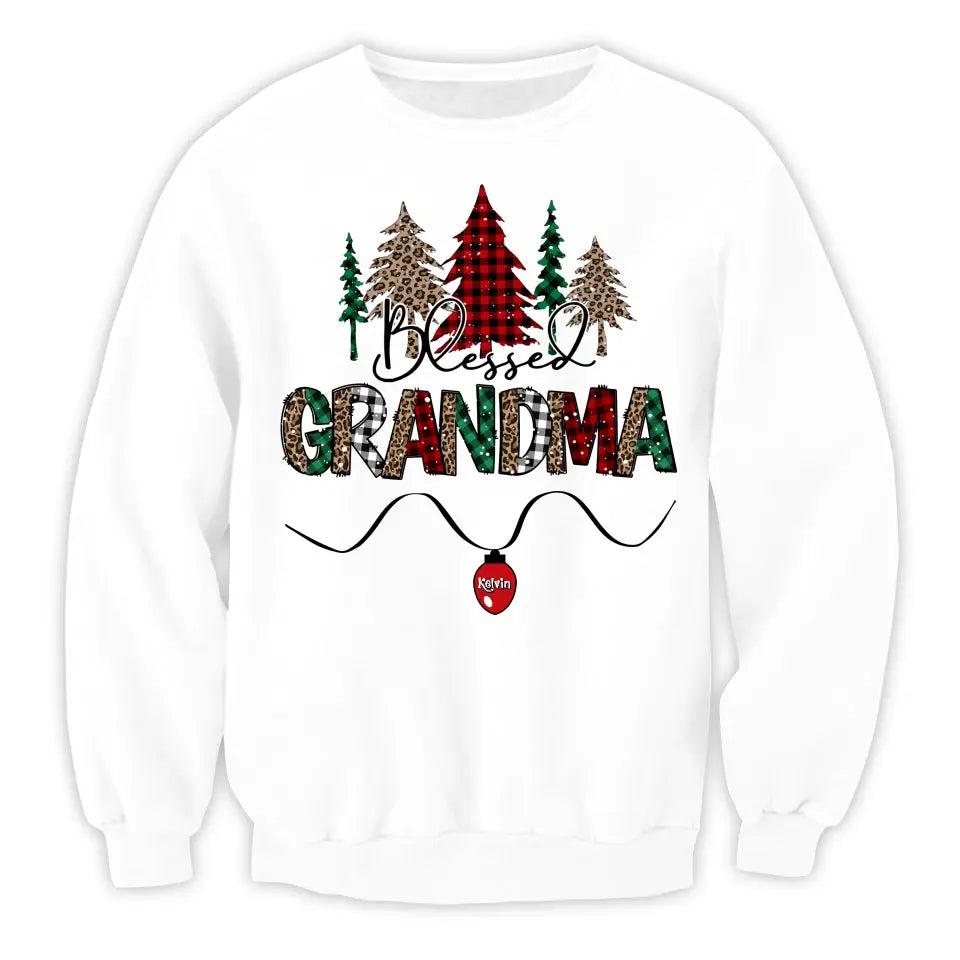 Bless Grandma - Personalized T-Shirt, Shirt For Grandma, Gift for Christmas - TS1032