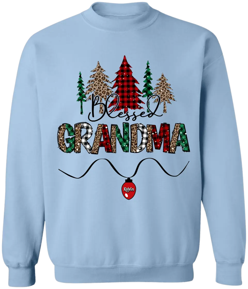 Bless Grandma - Personalized T-Shirt, Shirt For Grandma, Gift for Christmas - TS1032