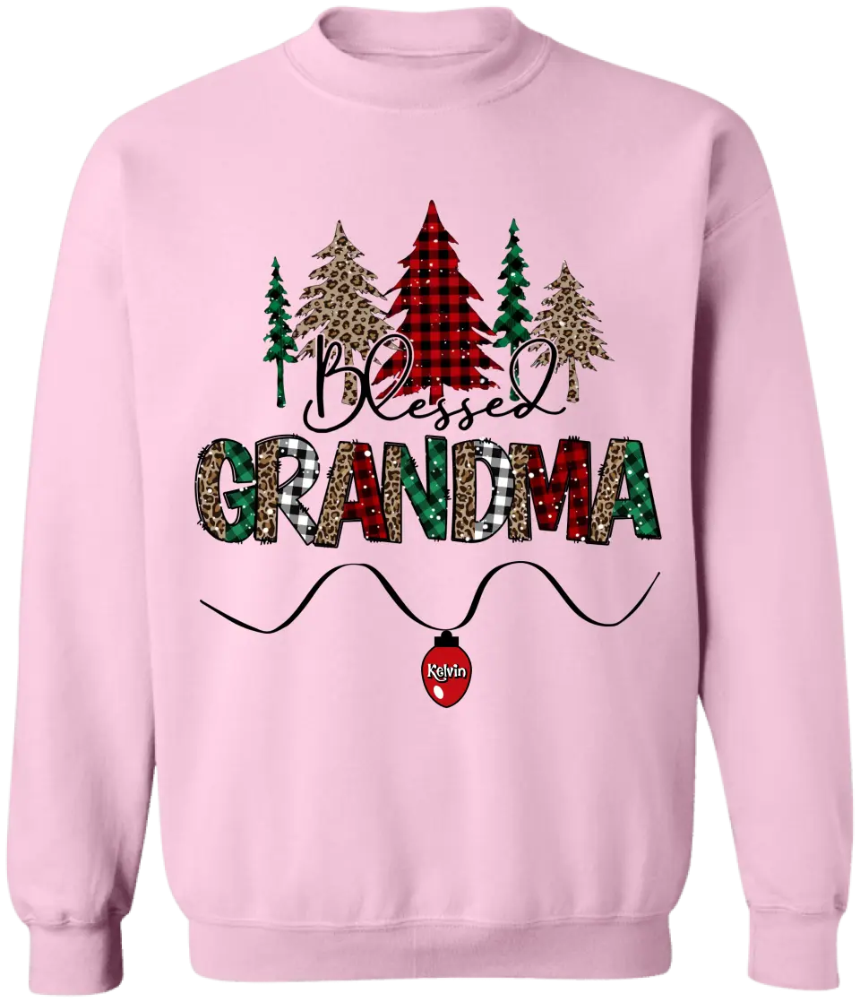 Bless Grandma - Personalized T-Shirt, Shirt For Grandma, Gift for Christmas - TS1032