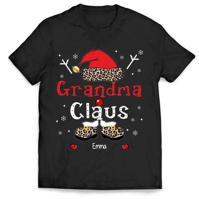 Grandma Claus - Personalized T-Shirt, Christmas Gift For Family, Christmas Gift For Mom/ Grandma - TS1033