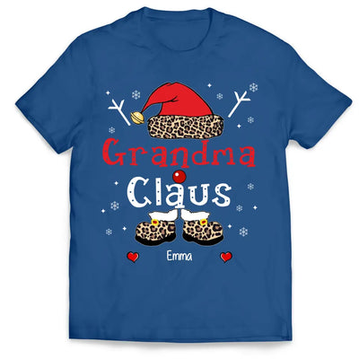 Grandma Claus - Personalized T-Shirt, Christmas Gift For Family, Christmas Gift For Mom/ Grandma - TS1033