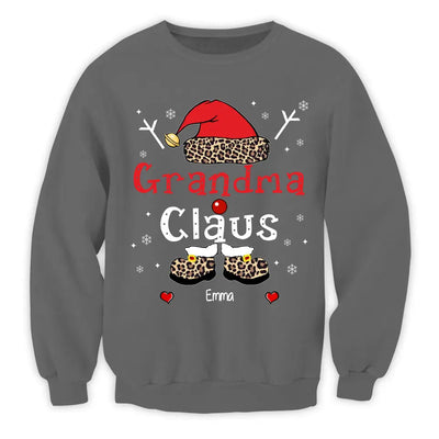 Grandma Claus - Personalized T-Shirt, Christmas Gift For Family, Christmas Gift For Mom/ Grandma - TS1033