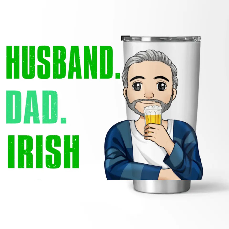 Dear Dad, I Love How We Don't Have To Say Out Loud - Personalized Tumbler, Gift For Dad