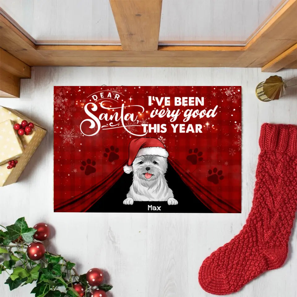 Dear Santa, We've been very good this year - Doormat