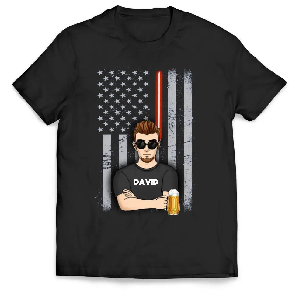 Father Cool Galaxy Shirt - Personalized, Shirt Father's Day Gift, Father's Day Gift, Galaxy's Edge