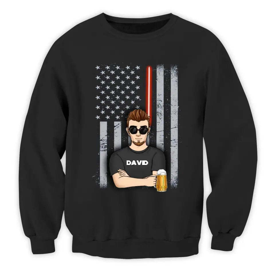 Father Cool Galaxy Shirt - Personalized, Shirt Father's Day Gift, Father's Day Gift, Galaxy's Edge