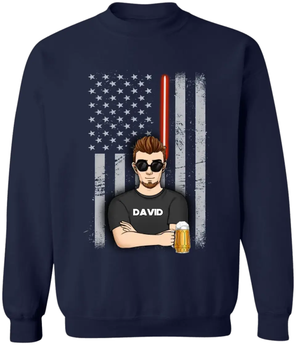 Father Cool Galaxy Shirt - Personalized, Shirt Father's Day Gift, Father's Day Gift, Galaxy's Edge