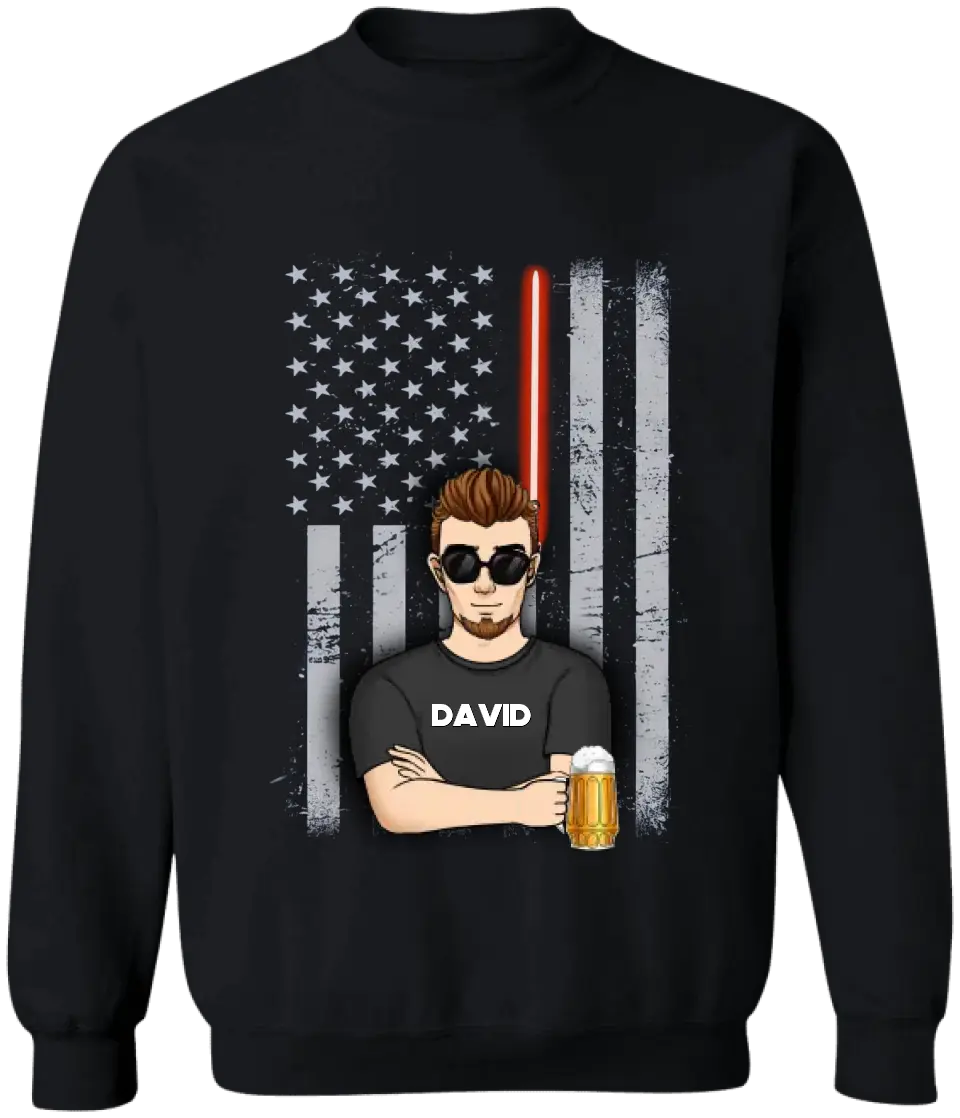 Father Cool Galaxy Shirt - Personalized, Shirt Father's Day Gift, Father's Day Gift, Galaxy's Edge