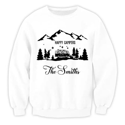 Happy Campers - Personalized Camping T-Shirt, Gift For Camping Lovers