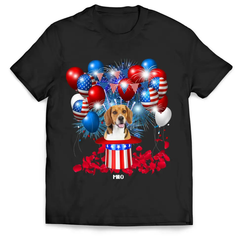 Limited Edition Dog 4th Of July - Personalized T-Shirt, 4th Of July Dog