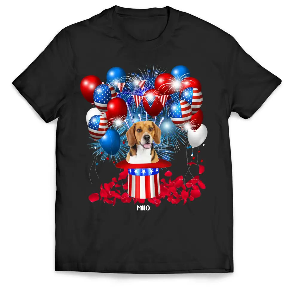 Limited Edition Dog 4th Of July - Personalized T-Shirt, 4th Of July Dog
