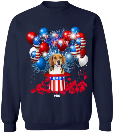 Limited Edition Dog 4th Of July - Personalized T-Shirt, 4th Of July Dog