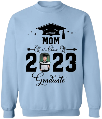 Proud Of A Class Of 2023 Graduate - Personalized T-shirt, Graduation Gifts For Family, Senior 2023 Gift