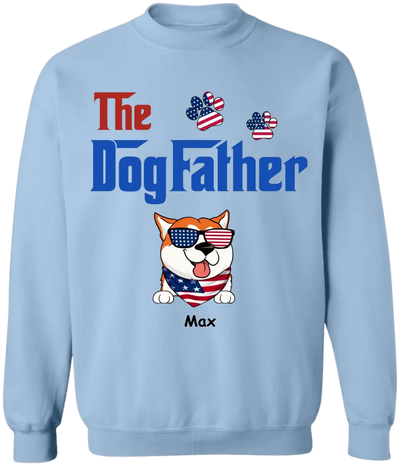The DogFather - Personalized 4th Of July T-Shirt, Independence Day Gift For Dog Lover