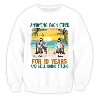 Annoying Each Other Beach Summer - Personalized T-shirt, Couple Gift, Summer Gift for Family