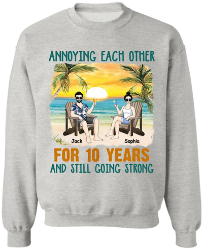 Annoying Each Other Beach Summer - Personalized T-shirt, Couple Gift, Summer Gift for Family