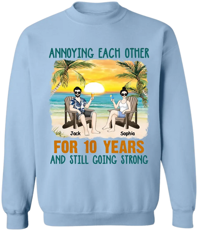 Annoying Each Other Beach Summer - Personalized T-shirt, Couple Gift, Summer Gift for Family