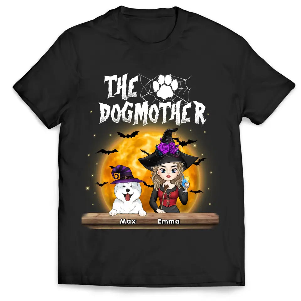 The DogMother - Personalized T-Shirt, Halloween Gift For Dog Lovers