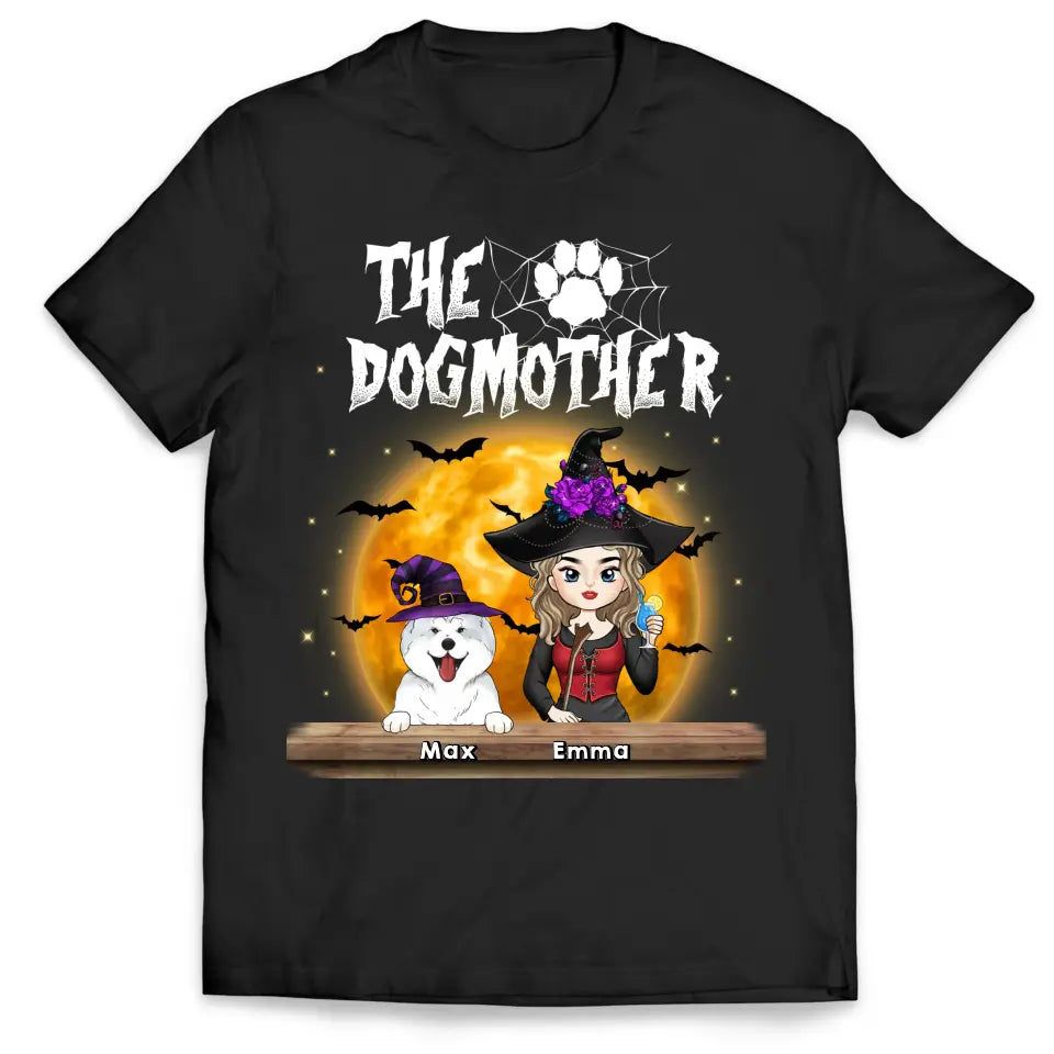The DogMother - Personalized T-Shirt, Halloween Gift For Dog Lovers