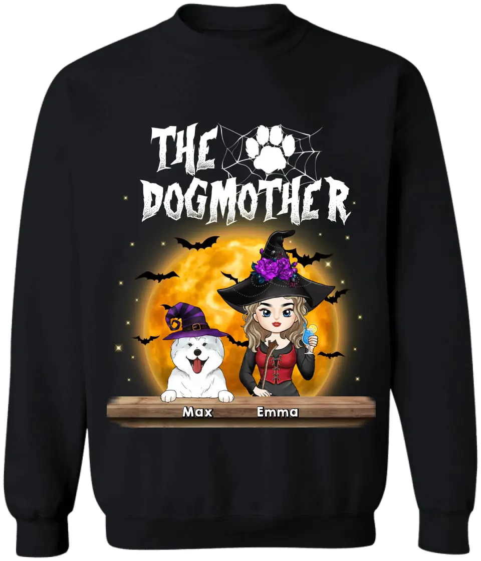 The DogMother - Personalized T-Shirt, Halloween Gift For Dog Lovers