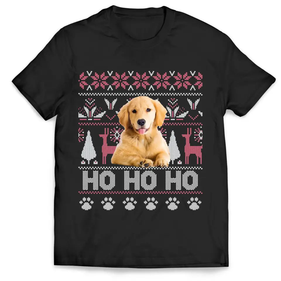 Hohoho Dog Christmas - Personalized T-Shirt, Gift For Christmas