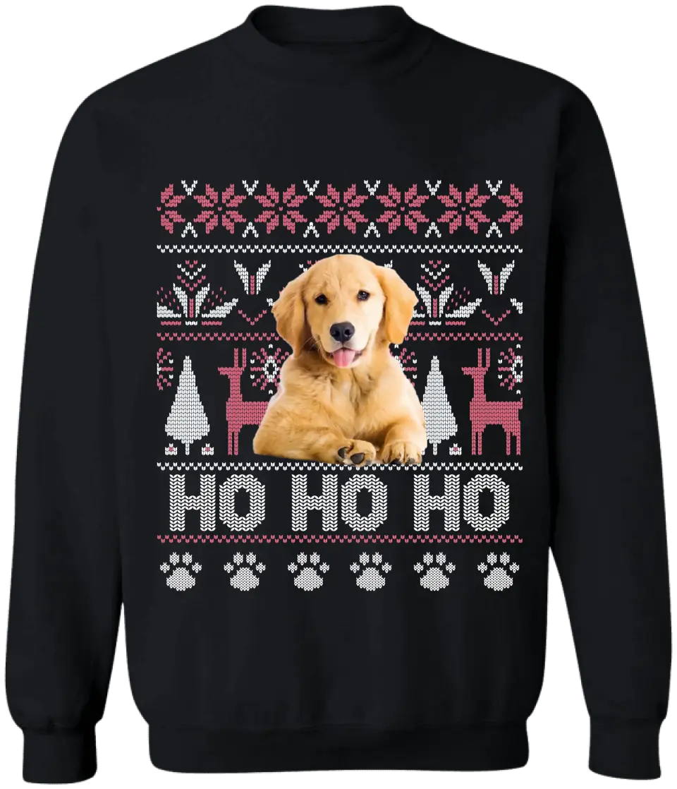 Hohoho Dog Christmas - Personalized T-Shirt, Gift For Christmas