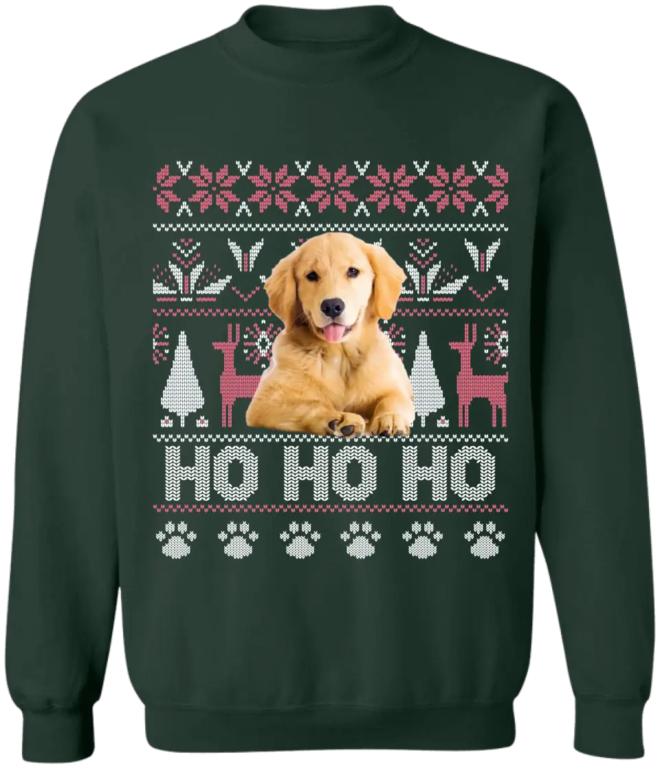 Hohoho Dog Christmas - Personalized T-Shirt, Gift For Christmas
