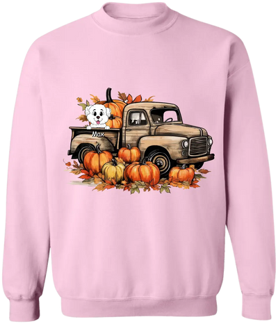 Thanksgiving Truck - Personalized T-Shirt, Gift For Dog Lovers - TS1019
