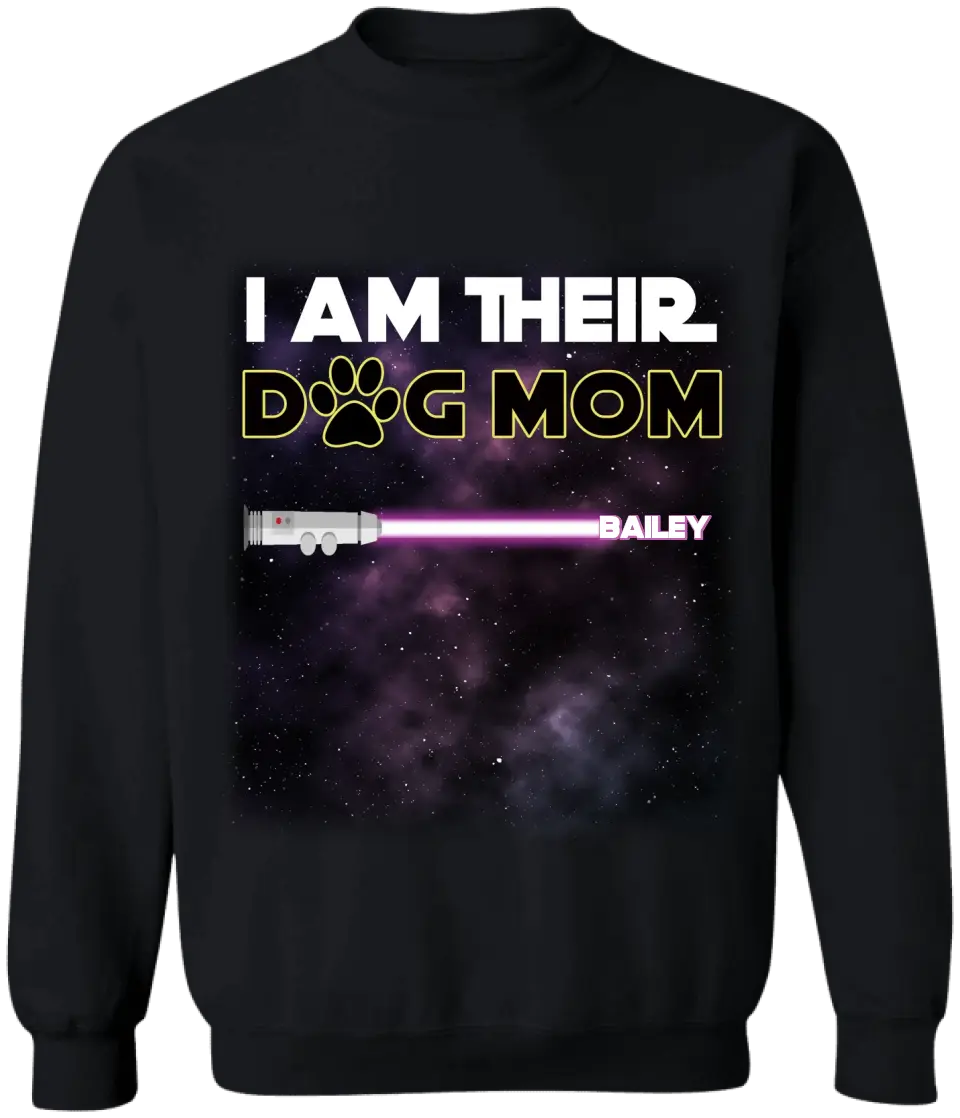 I Am Their Dog Dad/ Mom - Personalized T-Shirt, Gift For Mother's Day, Gift For Father's Day