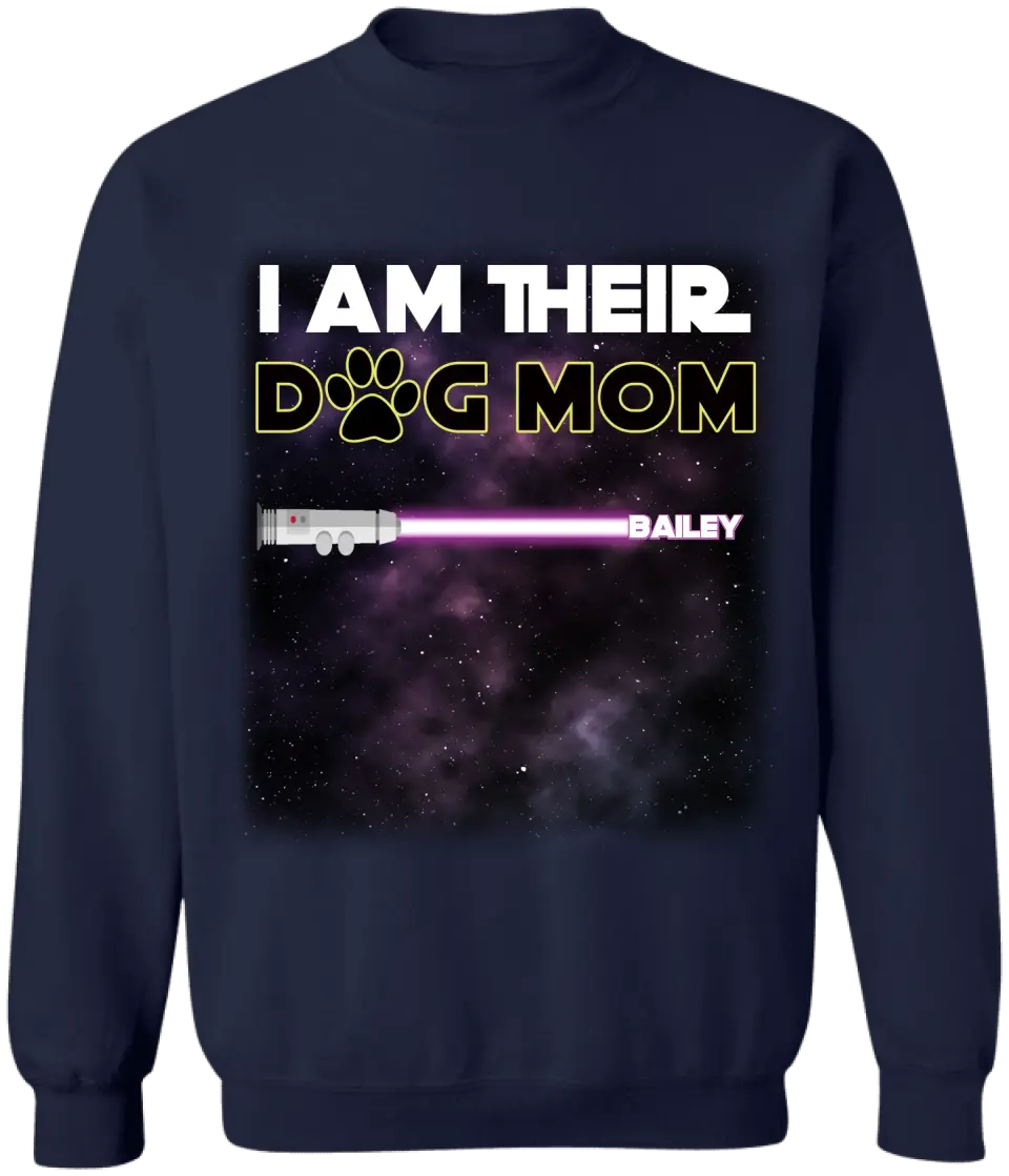 I Am Their Dog Dad/ Mom - Personalized T-Shirt, Gift For Mother's Day, Gift For Father's Day