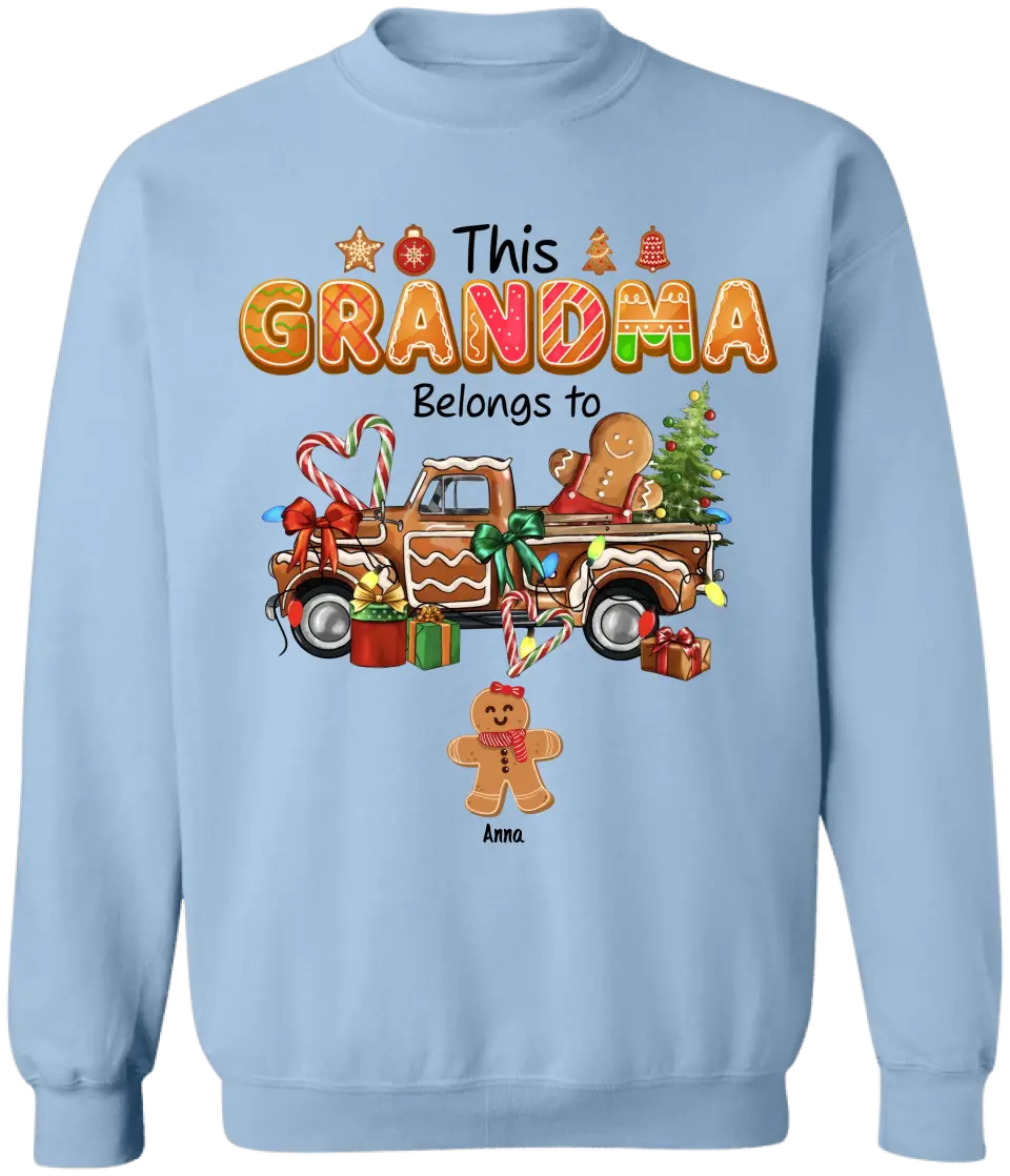 This Grandma Belongs To - Personalized T-Shirt, T-Shirt For Grandma - TS1034