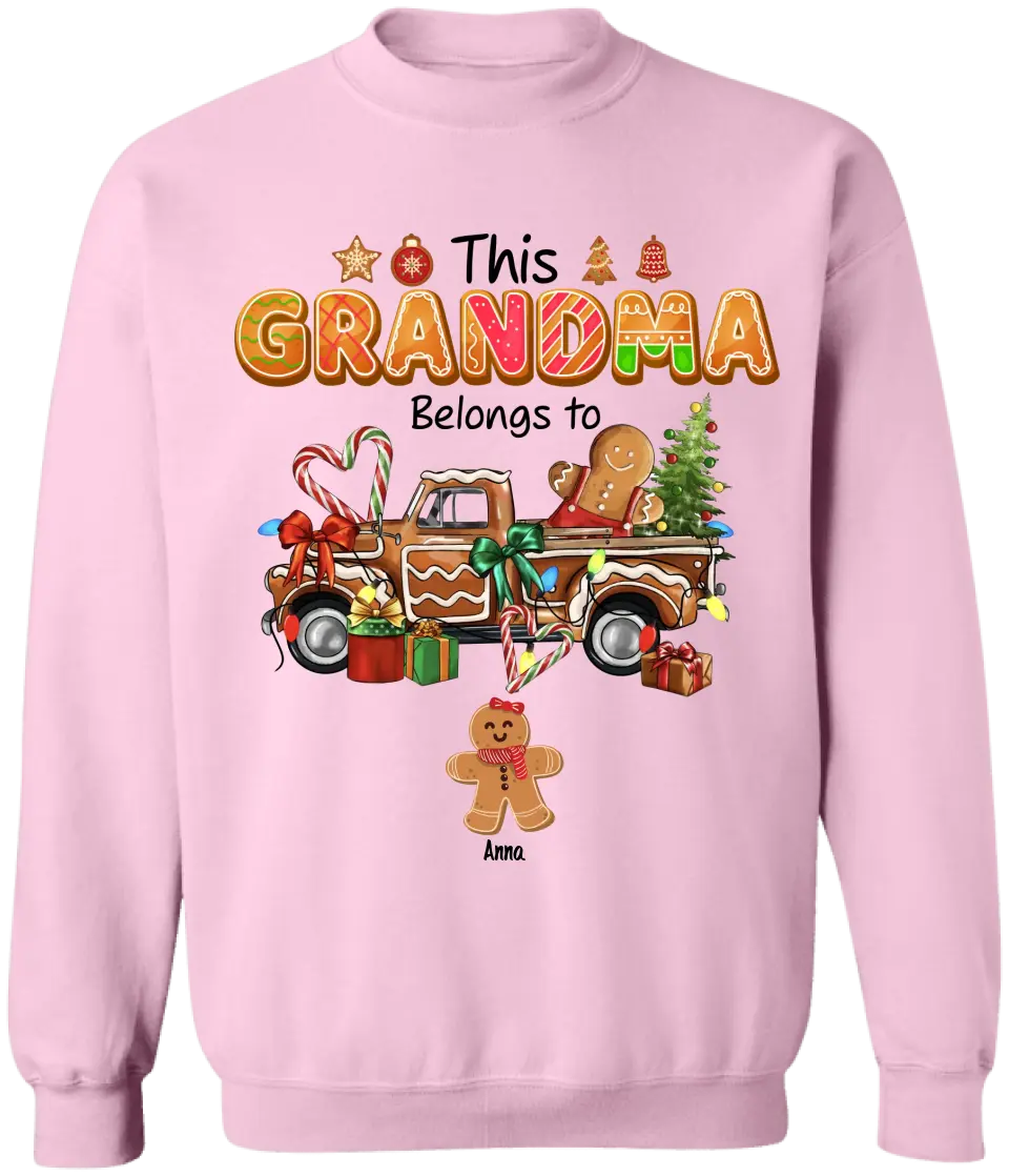 This Grandma Belongs To - Personalized T-Shirt, T-Shirt For Grandma - TS1034