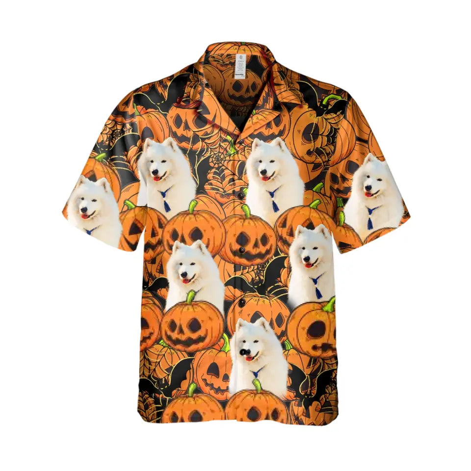 Halloween Custom Pet Photo - Personalized Hawaiian Shirt