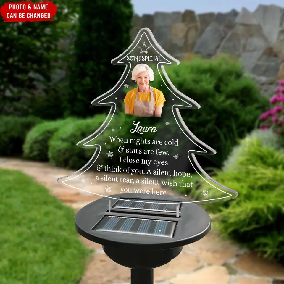 When Nights Are Cold & Stars Are Few - Personalized Solar Light - SL123