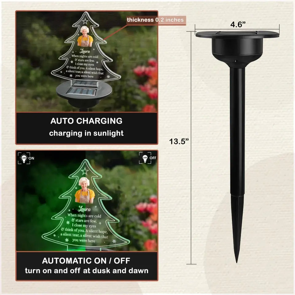 When Nights Are Cold & Stars Are Few - Personalized Solar Light - SL123