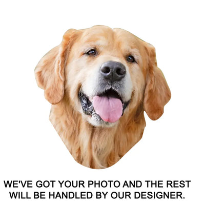 Custom Dog Photo - Personalized Wooden Ornament, Dog Lover Gifts, Christmas Decoration - ORN312