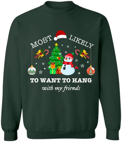 Most Likely To Christmas - Personalized T-Shirt, Matching Family Shirt, Christmas Gifts - TS1039