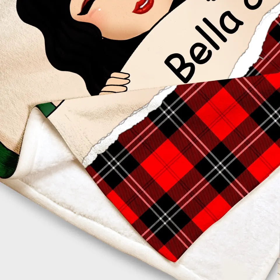 There's No One Else In The World -  Personalized Blanket, Christmas Gift For Couple, Christmas Present  - BL42