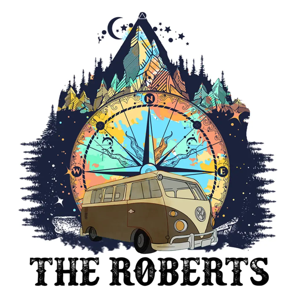 Custom Name And RVs Camping - Personalized Decal, Camping Gift For Camping Lovers - PCD95