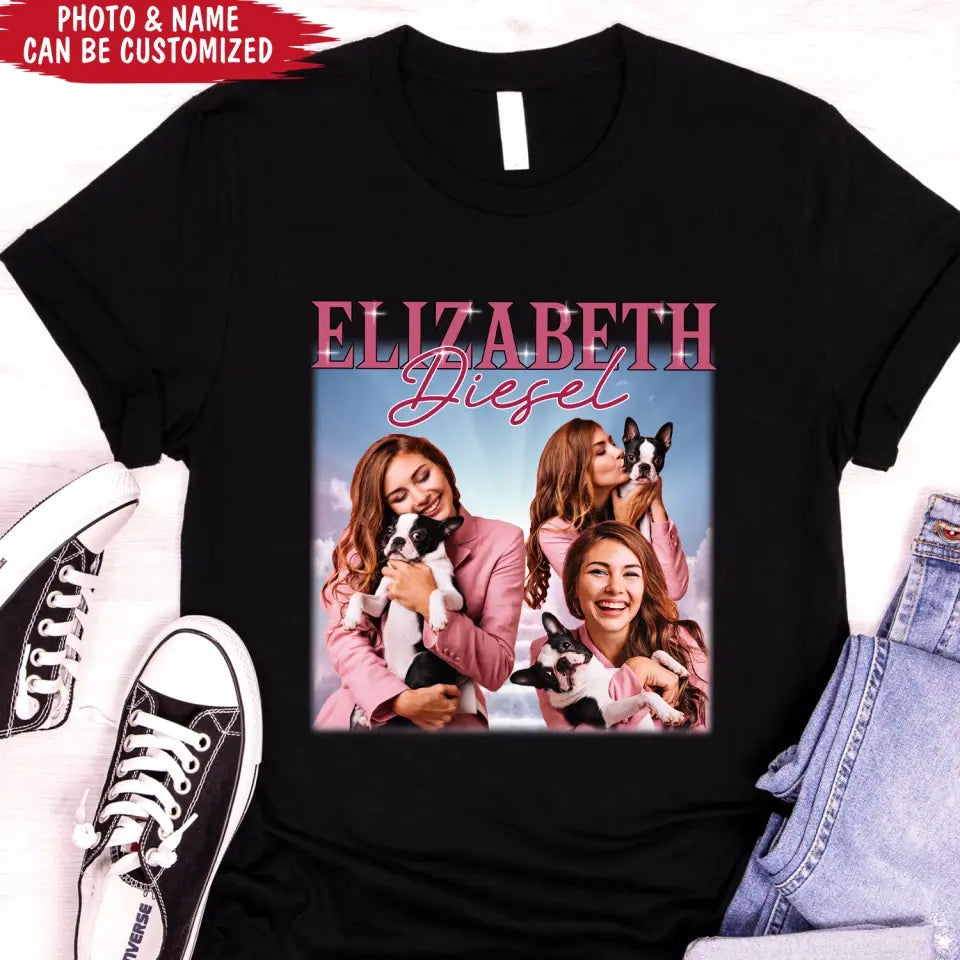 Custom Face Photo And Family Moments - Personalized T-Shirt, Gift For Family, For Pet Lovers - TS1044