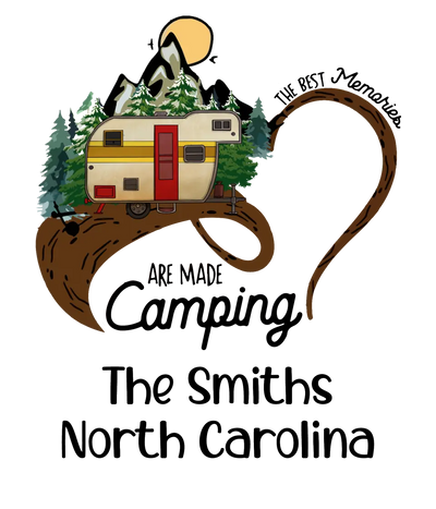 Camping Decal, The Best Memories Are Made Camping - Personalized Decal, Decal Gift For Camping Lover - PCD99