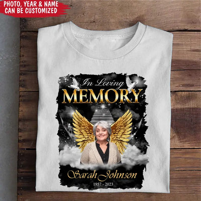 In Loving Memory - Personalized T-Shirt, Memorial Gift For Loss Of Loved One - TS1063